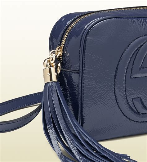 gucci disco bag blue